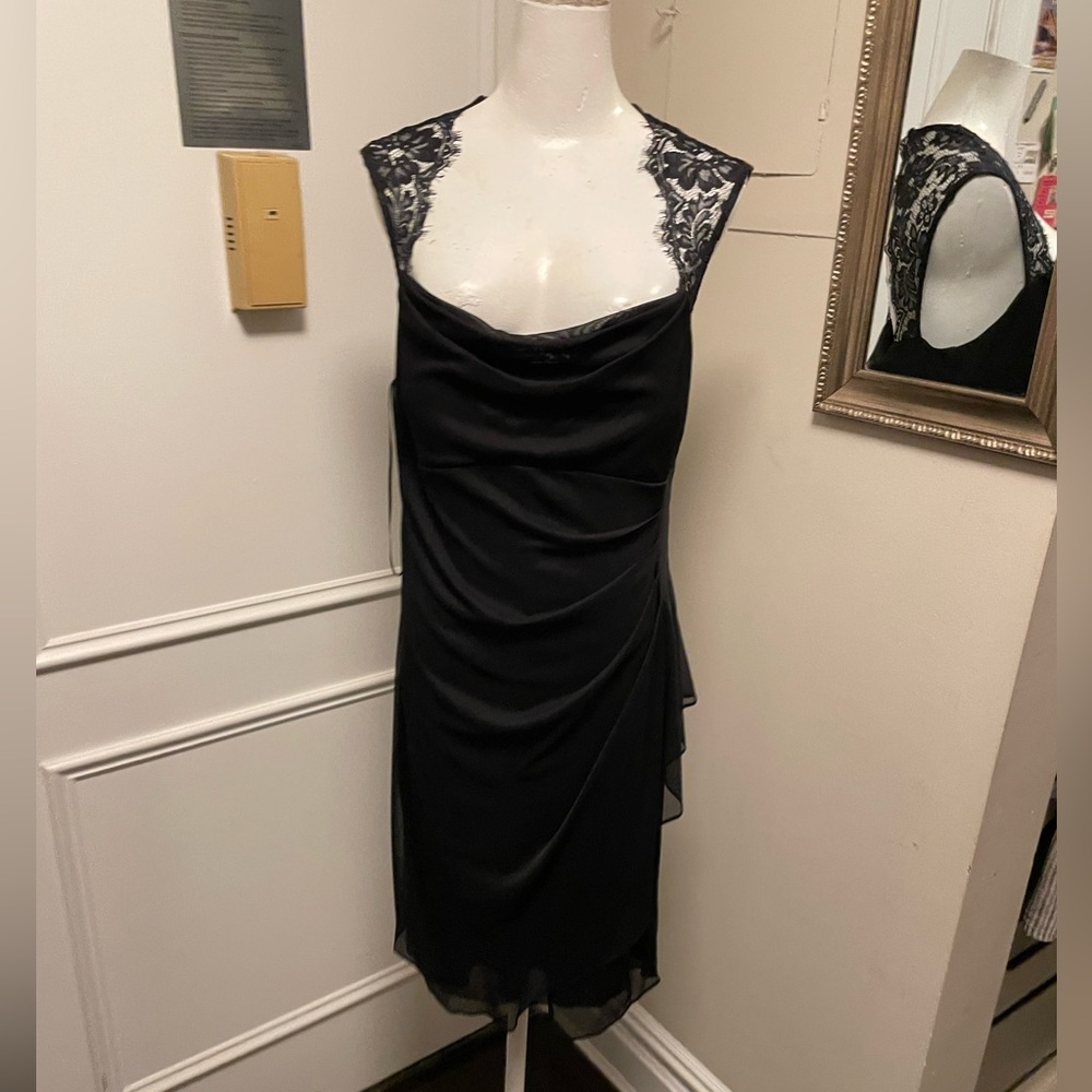 LBD with lace cut out back